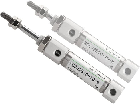 Stainless Steel Slim Air Pneumatic Cylinder CDJ2B 10-10, 10mm Bore, 10mm Stroke, Double Acting