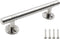 Stainless Steel Sliding Barn Door Handle, Heavy Duty Solid Pull Handle - 4"/102mm Hole to Hole Distance