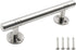 Stainless Steel Sliding Barn Door Handle, Heavy Duty Solid Pull Handle - 4"/102mm Hole to Hole Distance