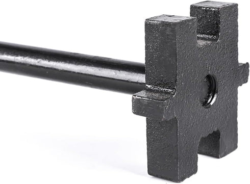 YTK Iron Drum Bung Wrench for 2" and 3/4" Bung Caps, Coated Oil Drum Lid Opener, Full Copper Iron Barrel Wrench