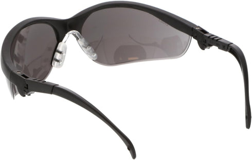 MCR Safety KD312 Glasses with Gray Lenses, UV Protection, Scratch Resistant Coating, 1 Pair