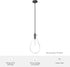 19563 Hunter Fan Company Lundin Pendant Light, Noble Bronze