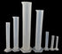 Plastic Transparent Blue Line Liquid Graduated Measuring Cylinder Lab Test Tube - 10ml / 25ml / 50ml / 100ml / 250ml /