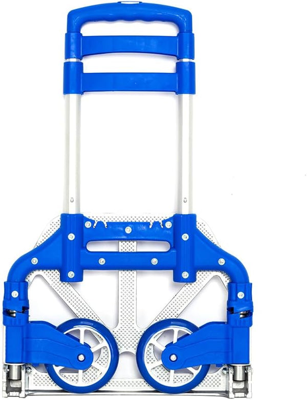 Pinikuyiro Folding Hand Truck Aluminum Portable Folding Hand Cart 165lbs Capacity Hand Cart