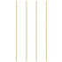 Brass Solid Round Rod Lathe Bar Stock, 1/8 Inch Diameter, 14 Inches Length, 4 PCS