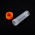 PATIKIL 5mL Plastic Test Tubes - 20 Pack Frozen Container Storage with Screw Cap for Lab Laboratory Science, Clear