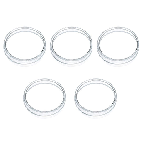 5Pcs Glass Petri Dishes, High Borosilicate Glass Cell Culture Dishes, Lab Supplies 60mm