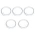 5Pcs Glass Petri Dishes, High Borosilicate Glass Cell Culture Dishes, Lab Supplies 60mm