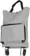 Foldable Cart Bag with Wheels, Collapsible Trolley Bags, Folding Shopping Bag Collapsible
