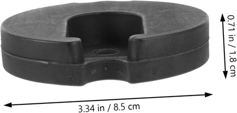 Luxshiny Weighted Round Base for Desk and Floor Lamps Heavy-duty Iron Construction Stable Lamp Chassis for Bedroom