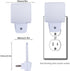 4 Pack Blue Night Light Plug in, Dusk to Dawn Sensor Automatic On and Off, Decorative Wall Blue LED Night Lights
