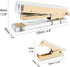 Office Stapler Staples Remover Set, Clear Acrylic Dark Gold Tone Desk Executive Manual Staplers and Staple Remover Tool for Desktop Accessories Supplies by MEI YI TIAN