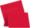 A2 Red Blank Greeting Cards and Envelopes Great for Holidays, Christmas and
