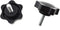 HAHIYO Hex Handle Threaded Knobs, M6 20mm Screw Length, Clamping Handgrip Nut Screw for Table Stand Deck (2pcs)