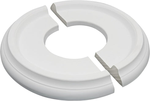 Zorfeter 10"OD 4"ID, Split Molded Ceiling Medallion x White Ceiling Fan Cover Plate Light Fixtures Trim