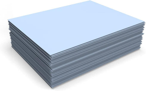 LUXPaper 8.5" x 11" Paper, Letter Size, Baby Blue, 80lb. Text, 50 Qty