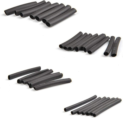 MCIGICM 127pcs Heat Shrink Tubing 2:1 - Electrical Wire Cable Wrap Assortment Kit (7 Sizes)
