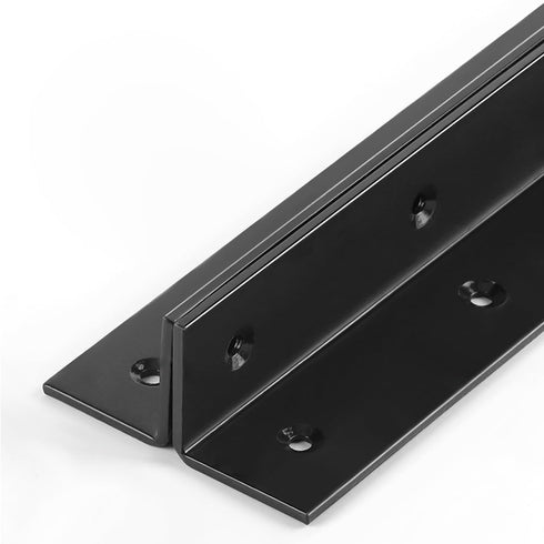 MINGFANITY 4PCS 8'' 1'' 2mm L Brackets, Corner Brace Angle Bracket, Superior Stainless Steel, x M, Thickness, Wood