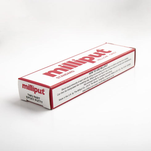 Milliput Epoxy Resin Sculptable Putty, 113.4 g, Yellow Grey, Versatile
