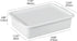 Loiycg 3 Pack 13 Food Service Bus Tubs with Lids, L Plastic Meat Mixing Tub, White