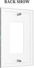 Decorative 1 Gang Single Decora GFCI Device Light Switch Cover - Forest Spring Enchanted Fairy Wonderland Green.