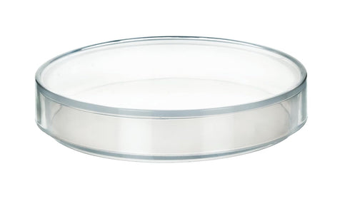 EISCO Plastic Petri Dish with Lid - 2" Diameter, 0.5" Depth - Reusable Translucent Polypropylene
