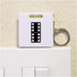 Azeeda (KM00048432) 'Domino Game Tile' Keyring Tape Measure/Spirit Level Tool