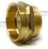 G Thread Female to NPT Male Pipe Fitting Adapter, Lead-Free Adapter (2 inch)
