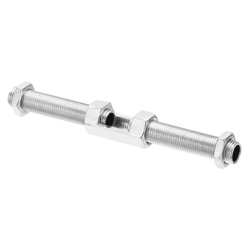 PATIKIL M10 Fine Thread Lamp Pipe Repair Kits, 32 Pcs M10×25 Metal Hexagon Open Coupling Nut for Light Rod