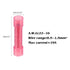 100pcs PA66 Nylon 22-16 AWG Wire Connectors, Electrical Crimp Butt Connector Fully Insulated Splice