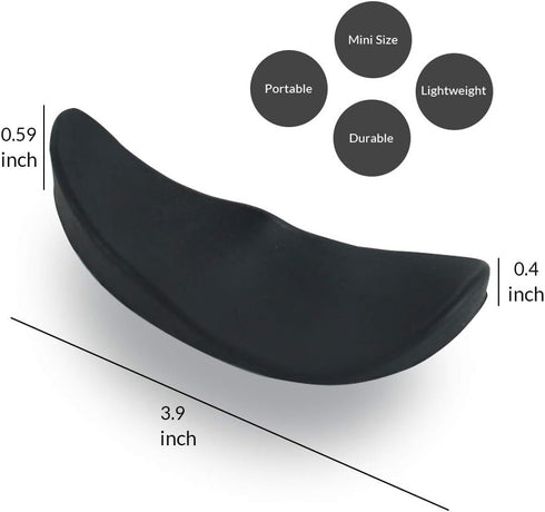 Ergonomic Mouse Wrist Rest Support, Smooth Palm Rest Pad for Easy Working and Gaming