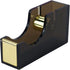 MultiBey Black & Gold Tape Dispenser, Stylish Acrylic Desk Holder for 1'' Core Tape, Office Supplies