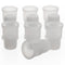 stonylab 19# Natural Silicone Stopper with Thread, Fits 19/22 Outer Joint Lab Glassware, Pack of 10
