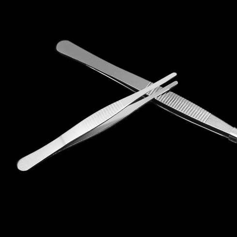 Hysagtek 5 Pcs Stainless Steel Gardening Tweezers Set, Large Long Plant Tweezers for Gardening, Kitchen, Succulents,