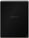 Rocketbook Flip Smart Notepad, Black Cover, Lined/Dot Grid Rule, 8.5 x 11, White, 16 Sheets