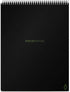 Rocketbook Flip Smart Notepad, Black Cover, Lined/Dot Grid Rule, 8.5 x 11, White, 16 Sheets