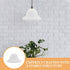 7.48X7.48X3.93In 2-Pack UKCOCO Round Mushroom Lamp Shade Replacement for Table and Floor Lamps Plastic Lampshade Cover