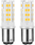 2-Pack Sewing Machine Light Bulb, Double Contact Warm White 2700-3000K, 15T7DC Base Replacement for Singer/Kenmore