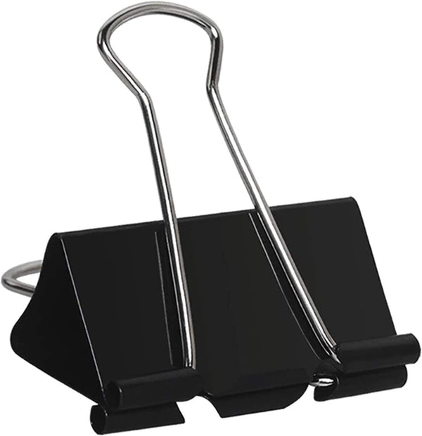 Large 2 Inch Binder Clips (72 Pack), Extra Large Paper Clamps for Office and Home Supplies, Black