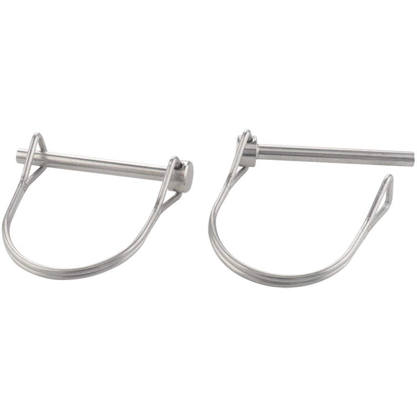 2 Pack Safety Coupler Pin, 0.197" x 1.97" (5mm x 50mm), Full Marine Grade 316 Stainless Steel Locking Pin