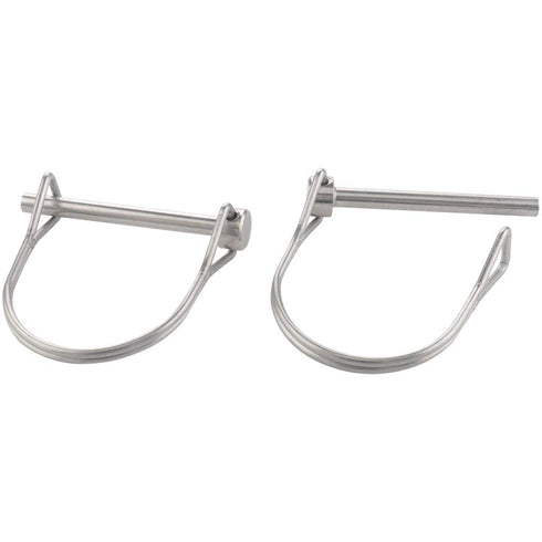 2 Pcs Tiny Safety Coupler Pin 3/16" x 1.97", Marine Grade 316 Stainless Steel Locking Pins