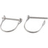 2 Pcs Tiny Safety Coupler Pin 3/16" x 1.97", Marine Grade 316 Stainless Steel Locking Pins