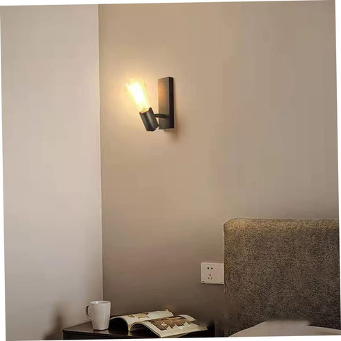 Bulb VILLCASE Vintage Iron Wall Sconce Lamp Retro Wall Light Fixture for Living Room and Bedroom No Included Stylish