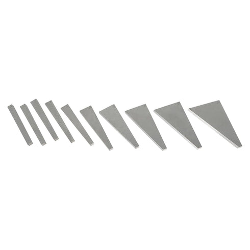10-Pack Precision Angle Block Set, 1 to 5 Degree & 5 to 30 Degree Machinist Tools, Gauge Block Set