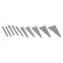 10-Pack Precision Angle Block Set, 1 to 5 Degree & 5 to 30 Degree Machinist Tools, Gauge Block Set