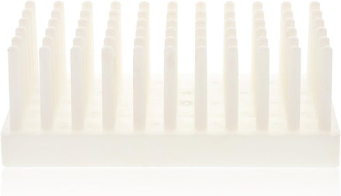 iplusmile Test Tube Drying Rack, 66 Place Pillar Stand for Drying Test Tubes, Random Color