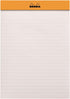 Rhodia Stapled Notepad Le R No. 16, Black, A5, 70 Detachable Sheets