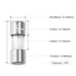 Chanzon 20Pcs UL Listed 3.6x10mm 10A 125V/250V 10 Amp F10AL AGC Glass Fuses Fast Blow Cartridge Tube Fuse 125 V / 250 V 20pieces f10al250v (0.14 x 0.39 inch)
