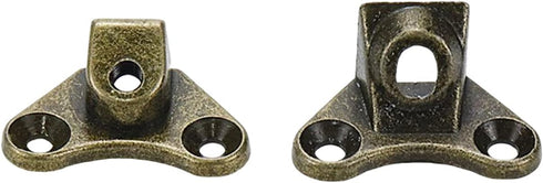 10Pcs Detachable Corner Brace Zinc Alloy Butterfly Corner Code Right Angle Support Shelf Brackets,Bronze