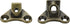 10Pcs Detachable Corner Brace Zinc Alloy Butterfly Corner Code Right Angle Support Shelf Brackets,Bronze